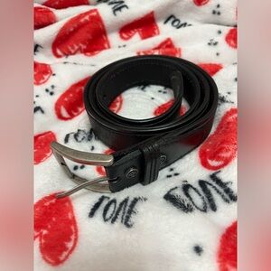 Men's Columbia Genuine Black Leather Belt Size 44